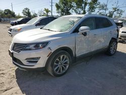 Salvage cars for sale at Riverview, FL auction: 2016 Lincoln MKC Select