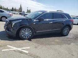 Salvage cars for sale from Copart Rancho Cucamonga, CA: 2017 Cadillac XT5 Luxury