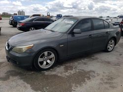 BMW salvage cars for sale: 2005 BMW 525 I