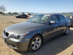Salvage cars for sale at San Martin, CA auction: 2006 BMW 525 I