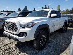 Vehiculos salvage en venta de Copart Graham, WA: 2022 Toyota Tacoma Double Cab