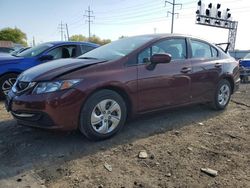 Salvage cars for sale from Copart Columbus, OH: 2015 Honda Civic LX