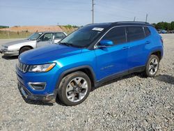 Salvage cars for sale at Tifton, GA auction: 2021 Jeep Compass Limited