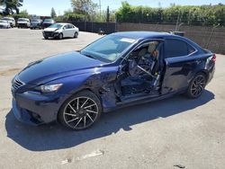 Salvage cars for sale from Copart San Martin, CA: 2015 Lexus IS 250