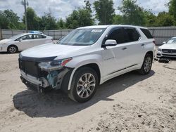 Salvage vehicles for parts for sale at auction: 2020 Chevrolet Traverse Premier