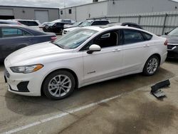 Salvage cars for sale at Vallejo, CA auction: 2019 Ford Fusion SE