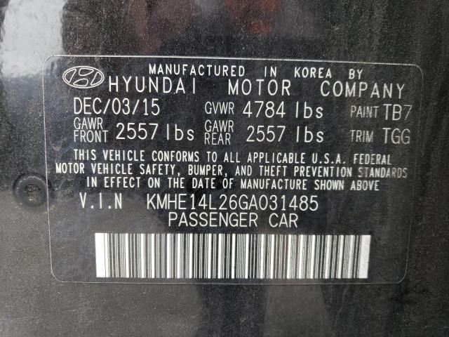 2016 Hyundai Sonata PLUG-IN Hybrid