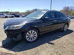 Salvage cars for sale at East Granby, CT auction: 2014 Honda Accord EXL
