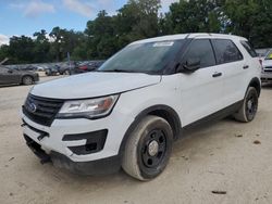 Salvage cars for sale from Copart Ocala, FL: 2017 Ford Explorer Police Interceptor