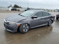 Honda salvage cars for sale: 2017 Honda Civic EX