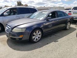 Salvage cars for sale at Martinez, CA auction: 2005 Audi A6 3.2 Quattro