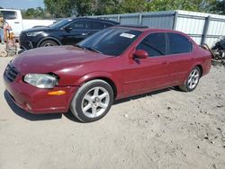 Salvage cars for sale at Riverview, FL auction: 2000 Nissan Maxima GLE