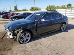 Vehiculos salvage en venta de Copart Miami, FL: 2017 BMW 330 I