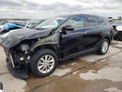 Salvage cars for sale at Grand Prairie, TX auction: 2017 KIA Sorento LX