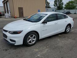 Salvage cars for sale at Moraine, OH auction: 2017 Chevrolet Malibu LS