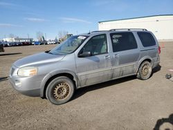 Salvage cars for sale from Copart Rocky View County, AB: 2005 Pontiac Montana SV6