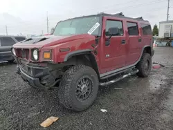 Salvage cars for sale at Eugene, OR auction: 2005 Hummer H2