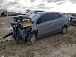 Salvage cars for sale at Haslet, TX auction: 2023 Mitsubishi Mirage G4 ES