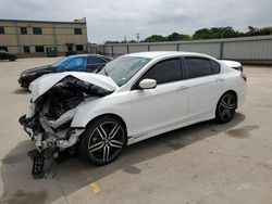 Salvage cars for sale from Copart Wilmer, TX: 2017 Honda Accord Sport