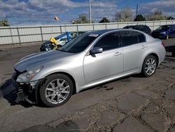 Salvage cars for sale at Littleton, CO auction: 2009 Infiniti G37