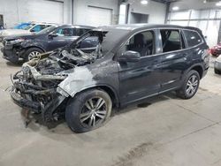 Honda Pilot EXL salvage cars for sale: 2016 Honda Pilot EXL