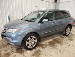 Salvage cars for sale at Franklin, WI auction: 2007 Acura MDX