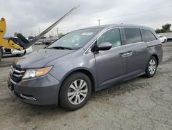 Salvage cars for sale from Copart Colton, CA: 2016 Honda Odyssey EX