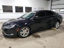 Salvage cars for sale from Copart Blaine, MN: 2017 Chrysler 200 Limited