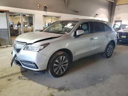 Salvage cars for sale at Sandston, VA auction: 2015 Acura MDX Technology