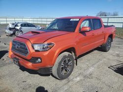 Salvage cars for sale at Mcfarland, WI auction: 2017 Toyota Tacoma Double Cab