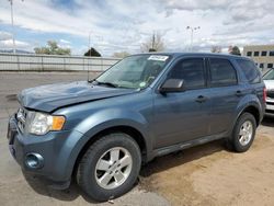 Salvage cars for sale at Littleton, CO auction: 2012 Ford Escape XLS