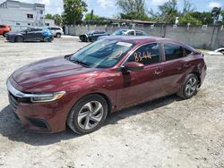 Salvage cars for sale from Copart Opa Locka, FL: 2019 Honda Insight LX