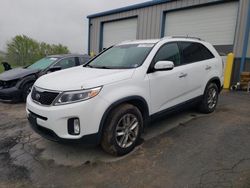 Salvage cars for sale from Copart Chambersburg, PA: 2015 KIA Sorento LX