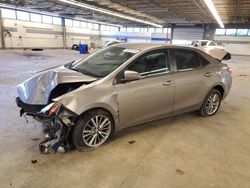 Salvage cars for sale from Copart Wheeling, IL: 2015 Toyota Corolla L