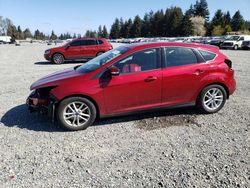 Salvage cars for sale from Copart Graham, WA: 2016 Ford Focus SE