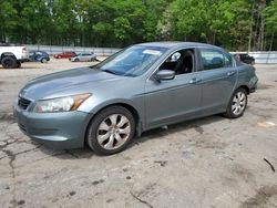 Vehiculos salvage en venta de Copart Austell, GA: 2008 Honda Accord EXL