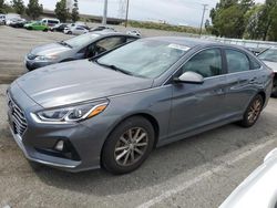 Salvage cars for sale from Copart Rancho Cucamonga, CA: 2019 Hyundai Sonata SE