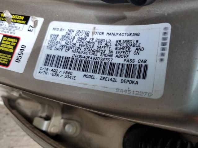 2009 Toyota Corolla Base