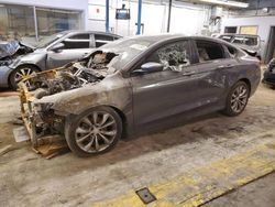 Salvage cars for sale at Wheeling, IL auction: 2016 Chrysler 200 S