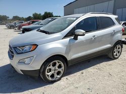 Salvage cars for sale at Apopka, FL auction: 2021 Ford Ecosport SE