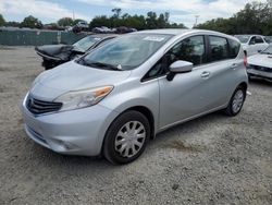 Salvage cars for sale from Copart Riverview, FL: 2015 Nissan Versa Note S