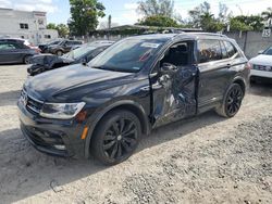 Salvage cars for sale at Opa Locka, FL auction: 2021 Volkswagen Tiguan SE