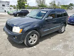 Salvage cars for sale from Copart Opa Locka, FL: 2007 Jeep Grand Cherokee Laredo