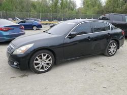 Salvage cars for sale at Waldorf, MD auction: 2012 Infiniti G37