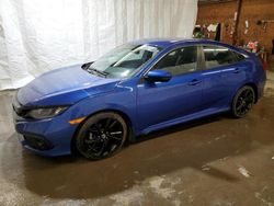 Flood-damaged cars for sale at auction: 2019 Honda Civic Sport