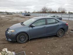 Salvage cars for sale from Copart Ontario Auction, ON: 2015 Toyota Corolla L