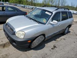 Salvage cars for sale at Marlboro, NY auction: 2004 Hyundai Santa FE GLS