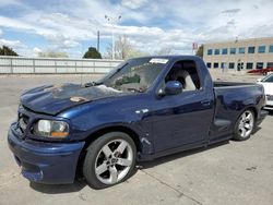 Salvage cars for sale from Copart Littleton, CO: 2002 Ford F150 SVT Lightning