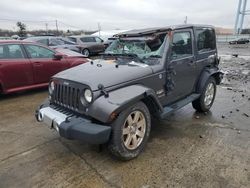 Salvage cars for sale at Windsor, NJ auction: 2014 Jeep Wrangler Sahara