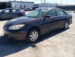 Toyota Camry salvage cars for sale: 2004 Toyota Camry LE